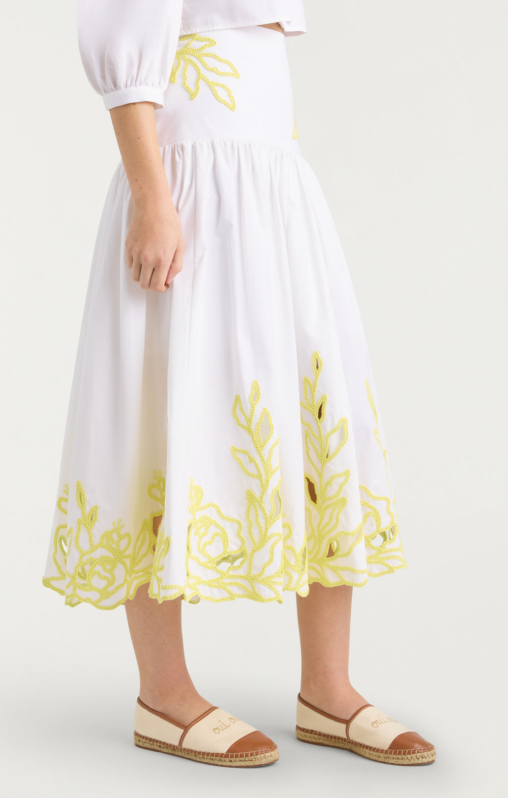 Trailing Peonies Tilda Skirt
