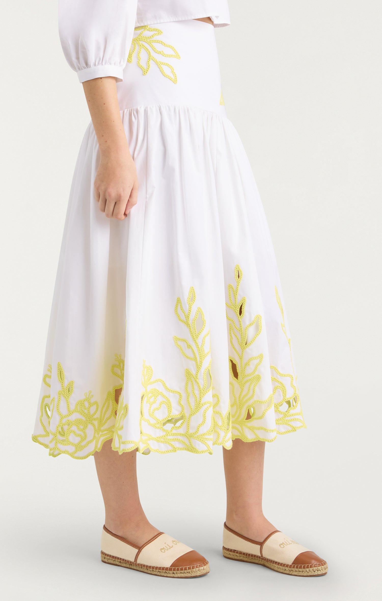 Trailing Peonies Tilda Skirt