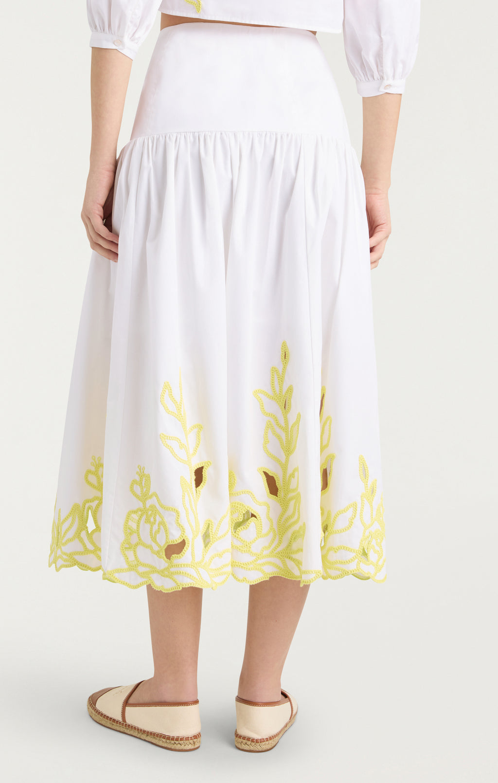 Trailing Peonies Tilda Skirt