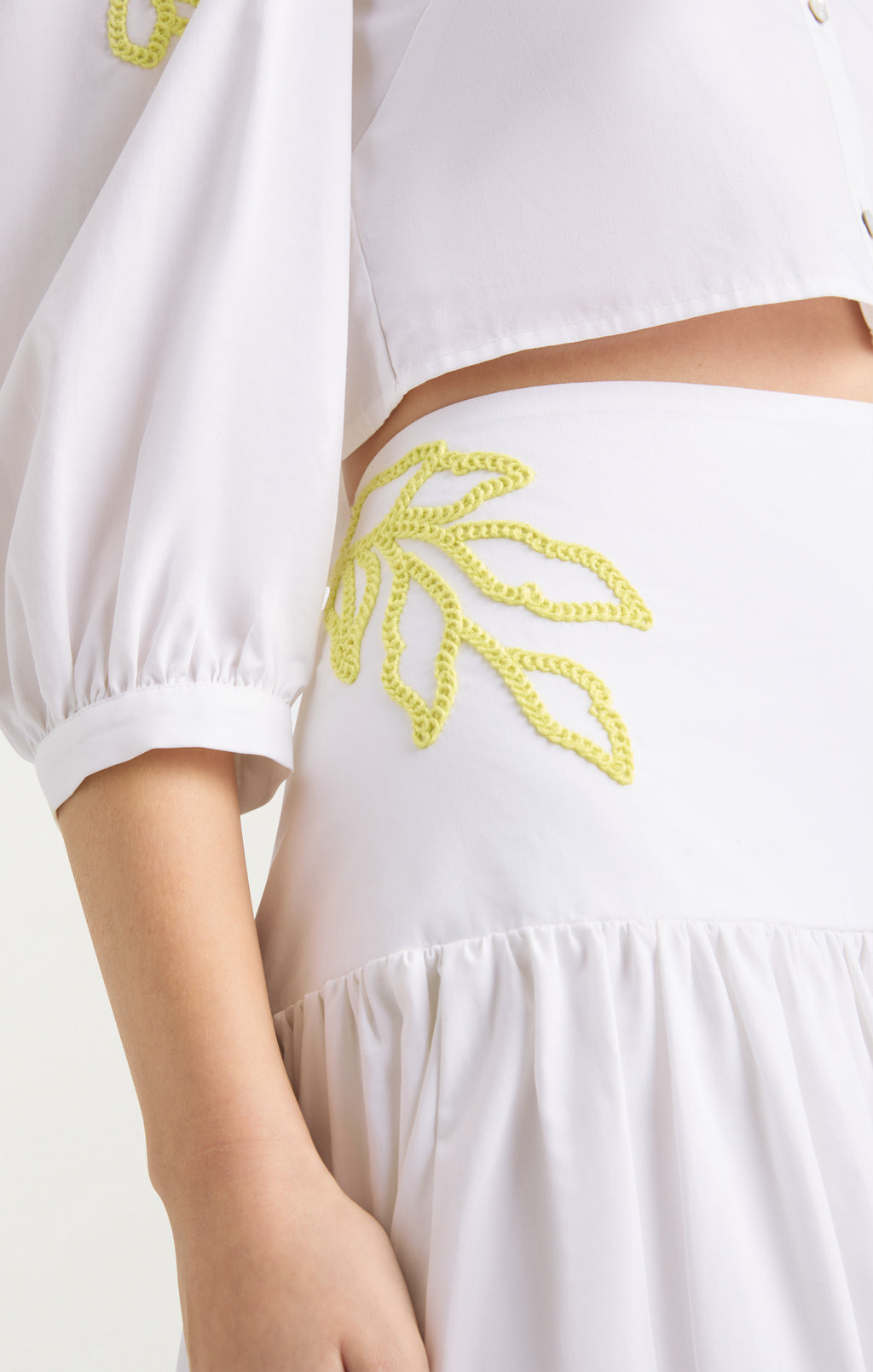 Trailing Peonies Tilda Skirt