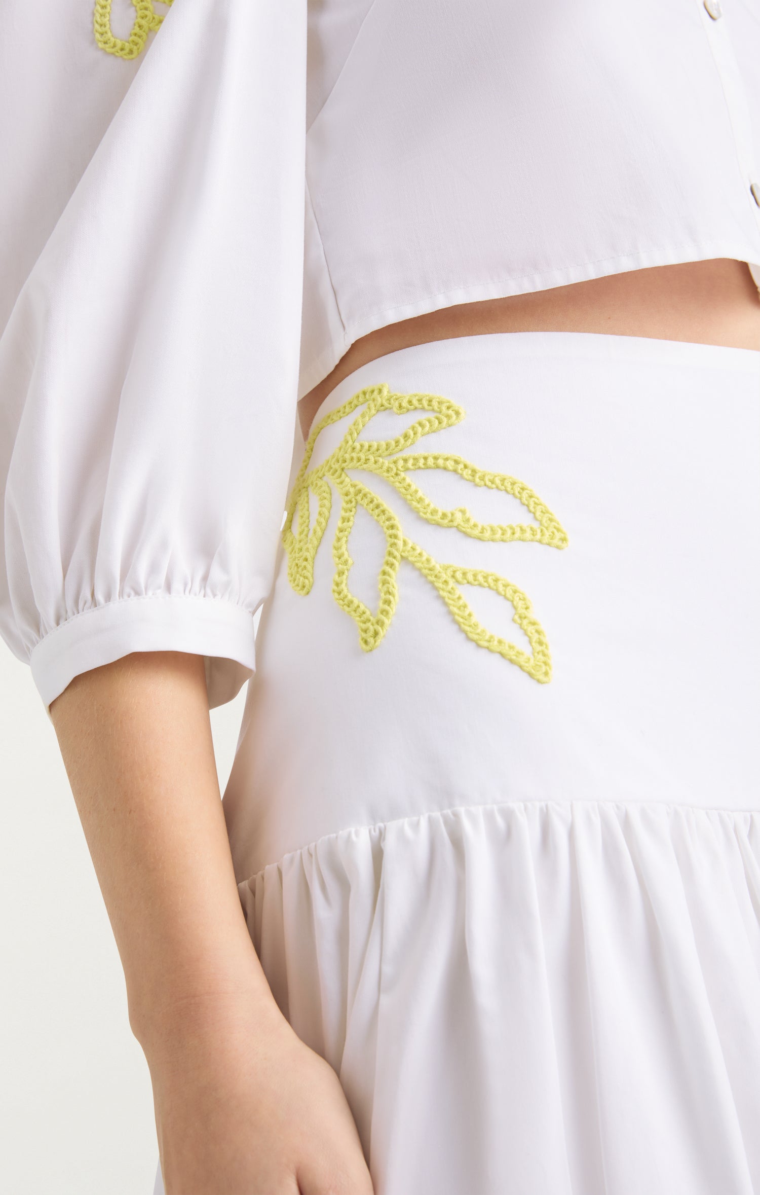 Trailing Peonies Tilda Skirt