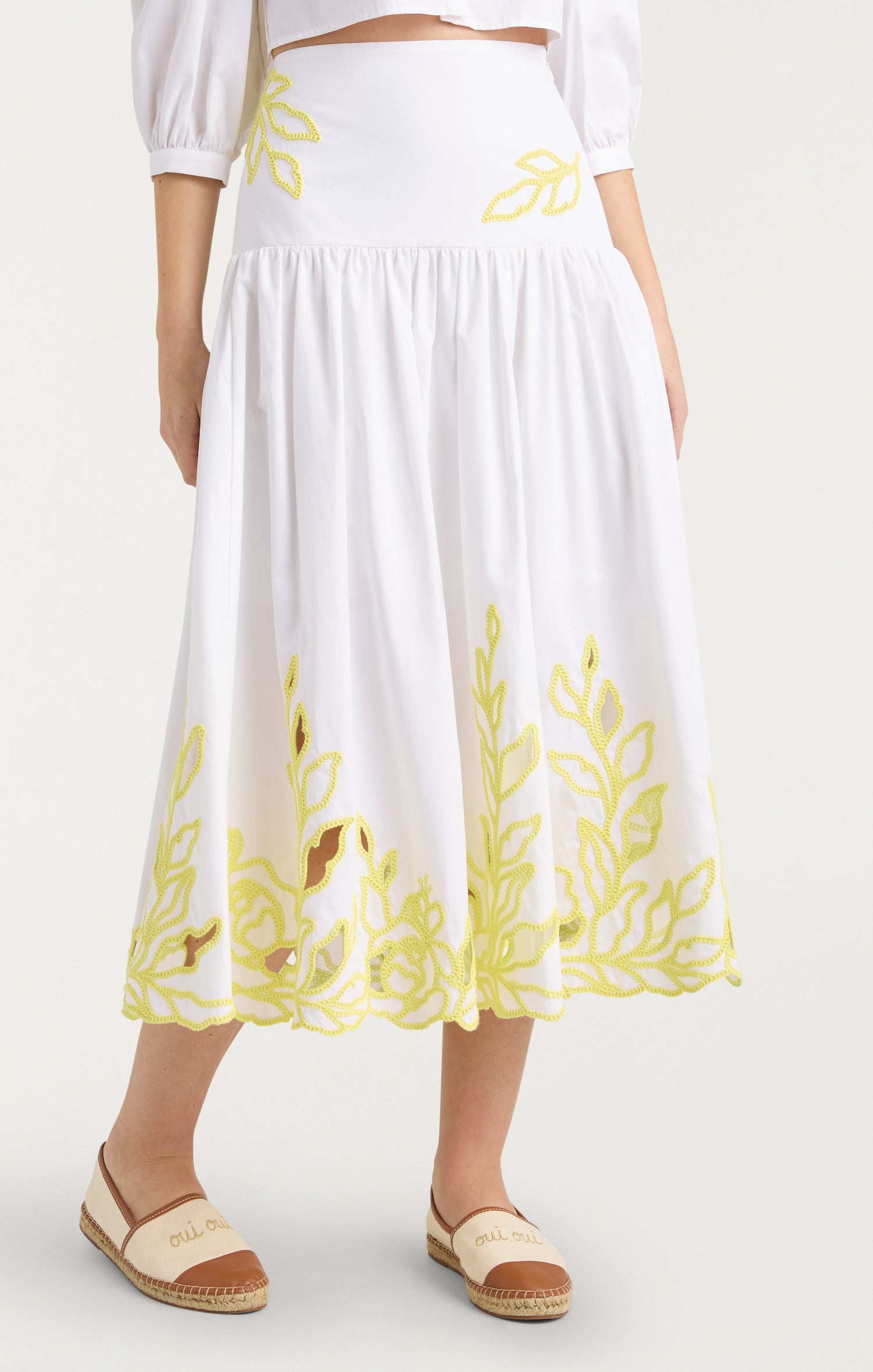 Trailing Peonies Tilda Skirt