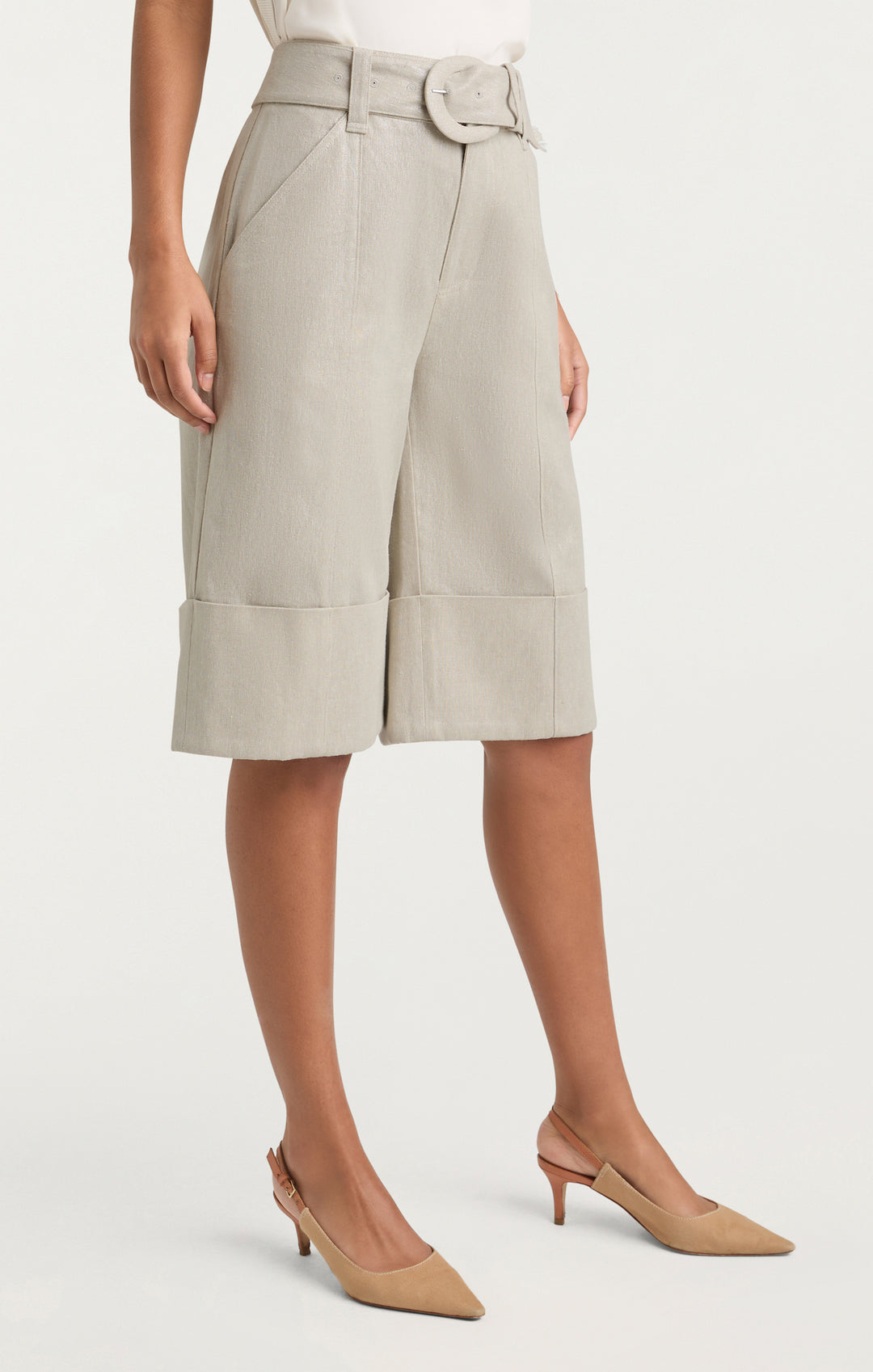 Lurex Linen Vassi Short – Cinq à Sept