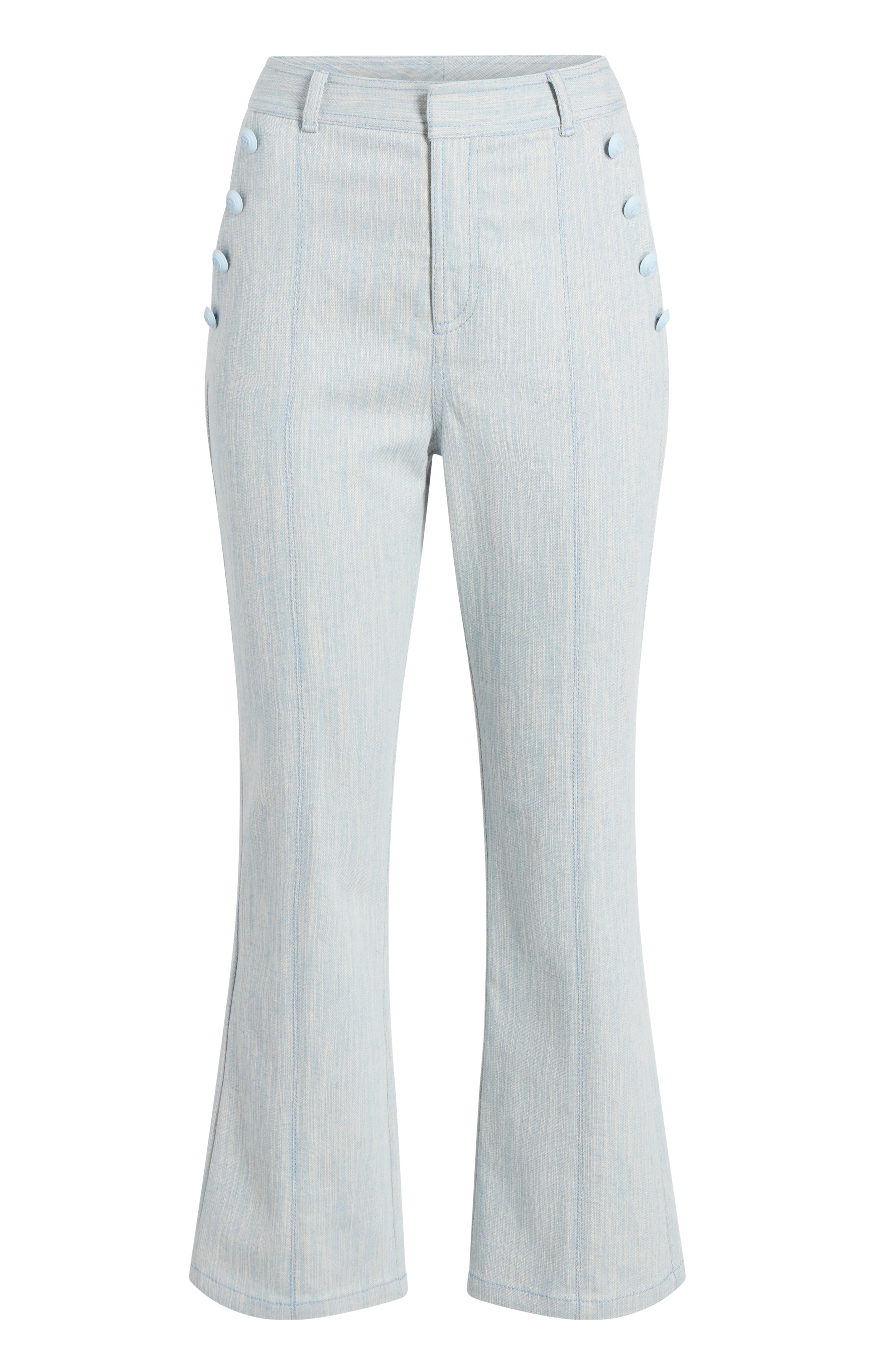 Two Tone Melange Linda Jeans