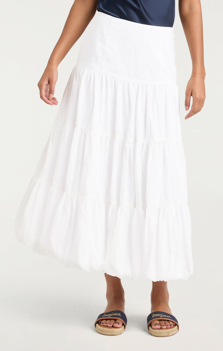 2024aw パピエ Enfant wrapped skirt white Pyper Skirt – Cinq à Sept