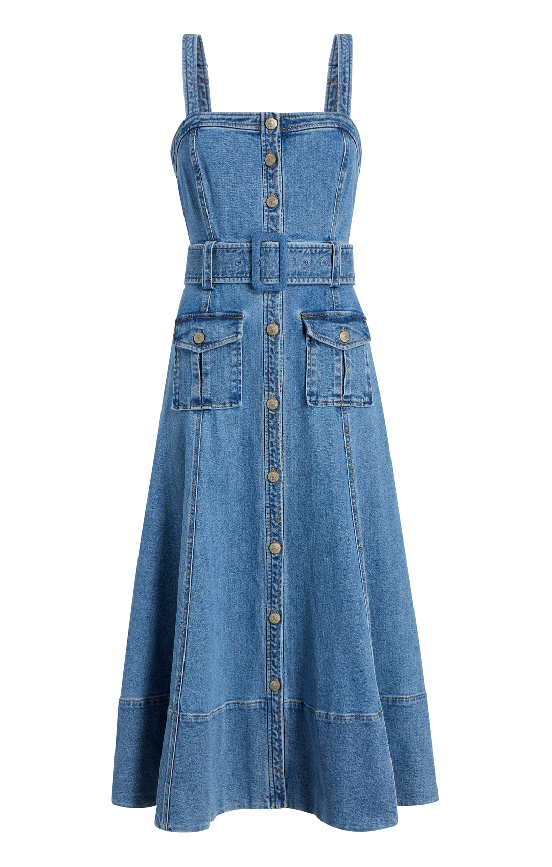 Denim Vega Dress – Cinq à Sept