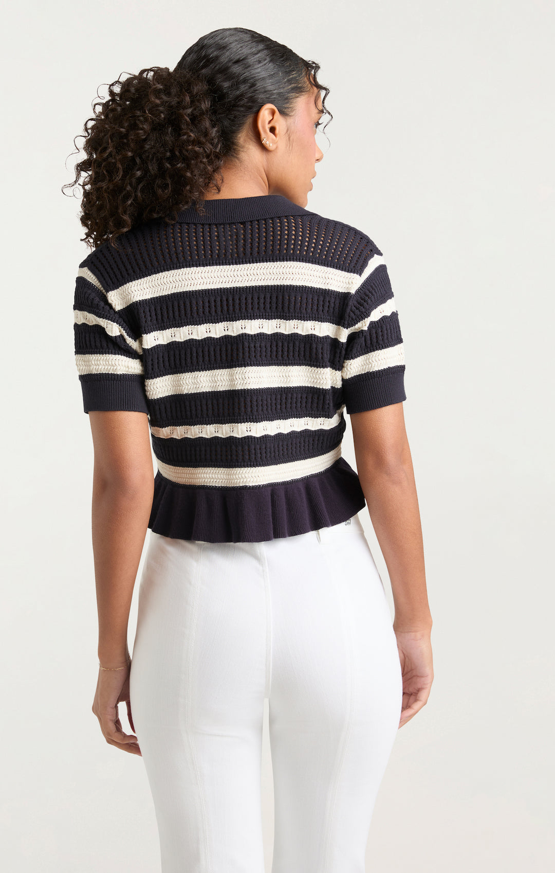 Elvire Knit Polo Pullover – Cinq à Sept