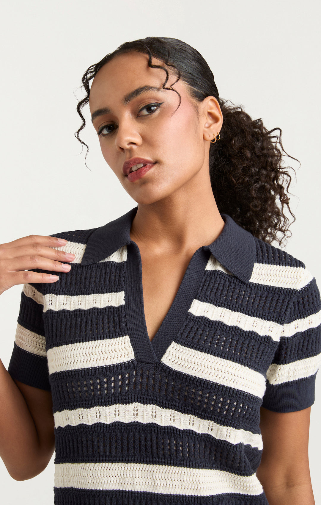 Clementine Knit Polo Dress Cinq Sept Clementine Knit Polo Dress Cinq Sept