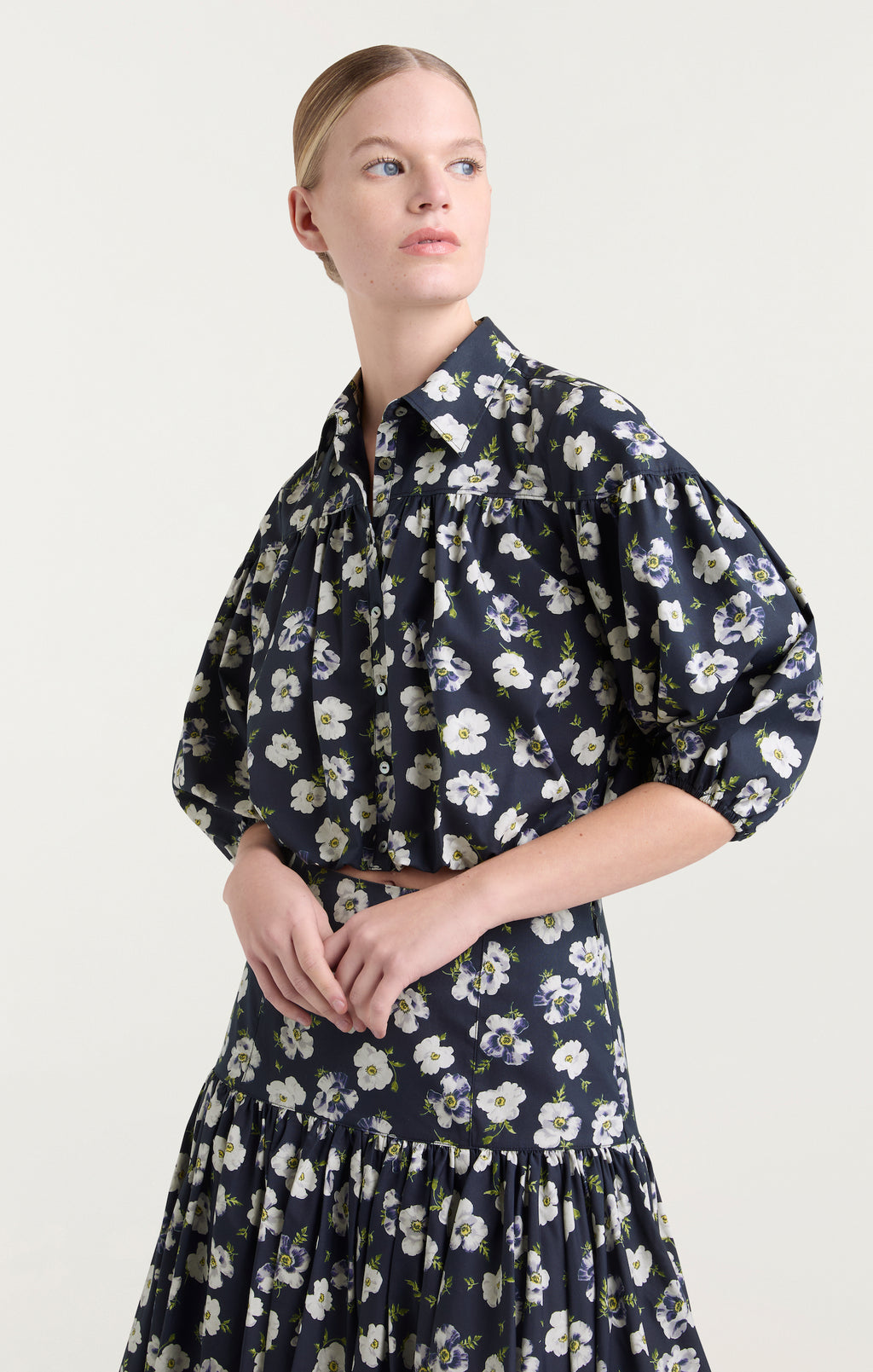 Mini Tossed Poppies Elysa Top