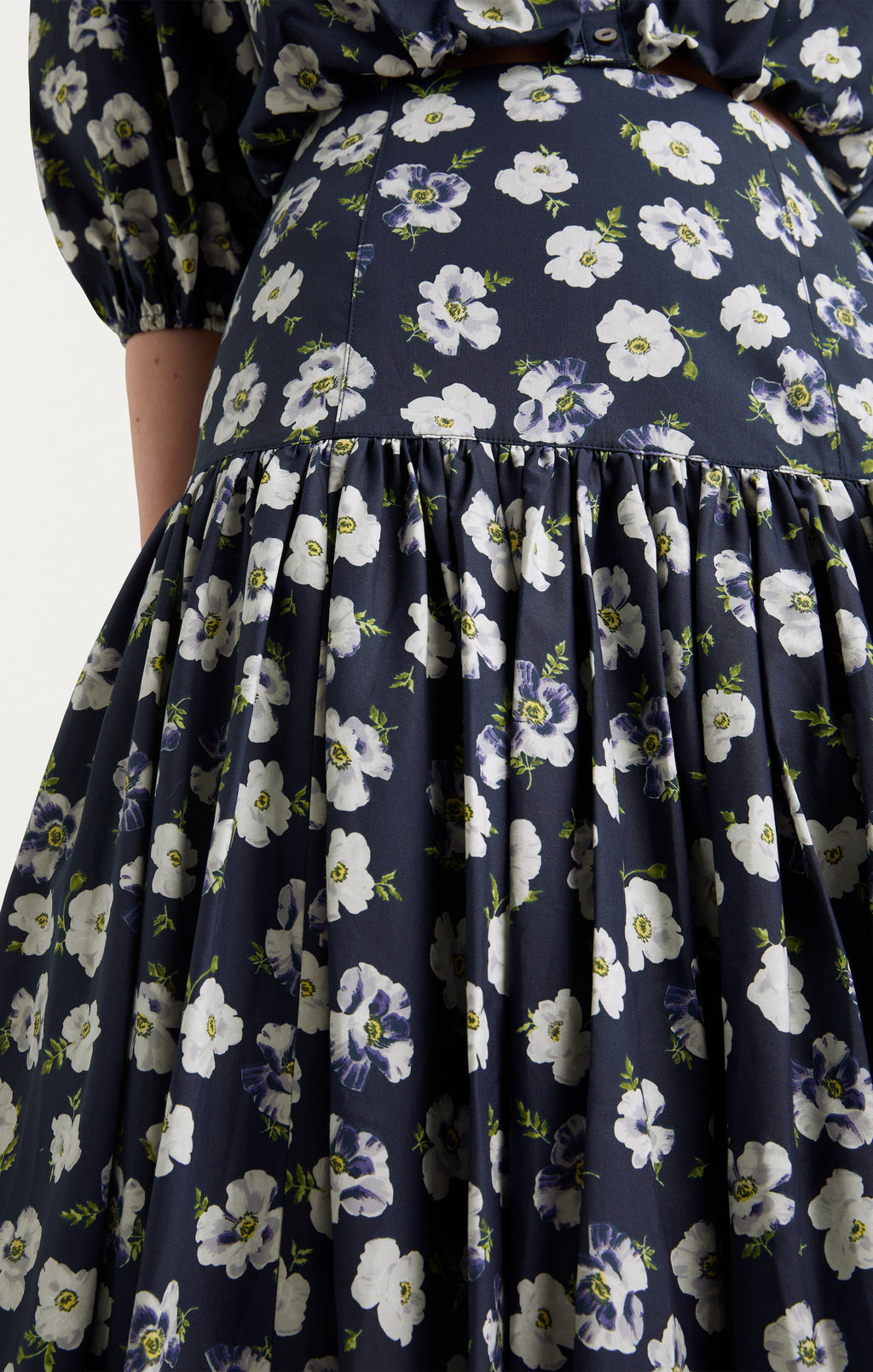 Mini Tossed Poppies Ellah Skirt