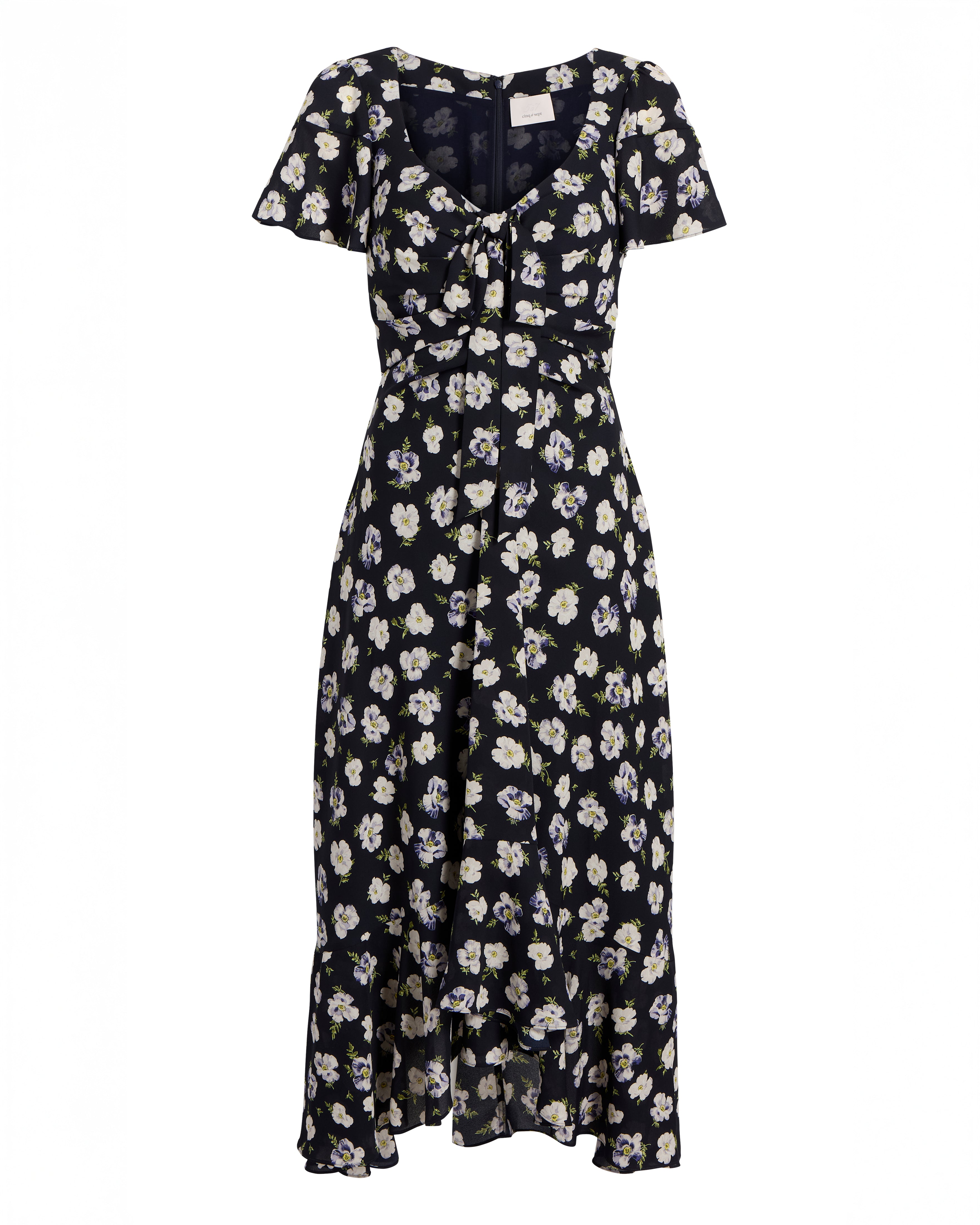 Mini Tossed Poppies Isha Dress