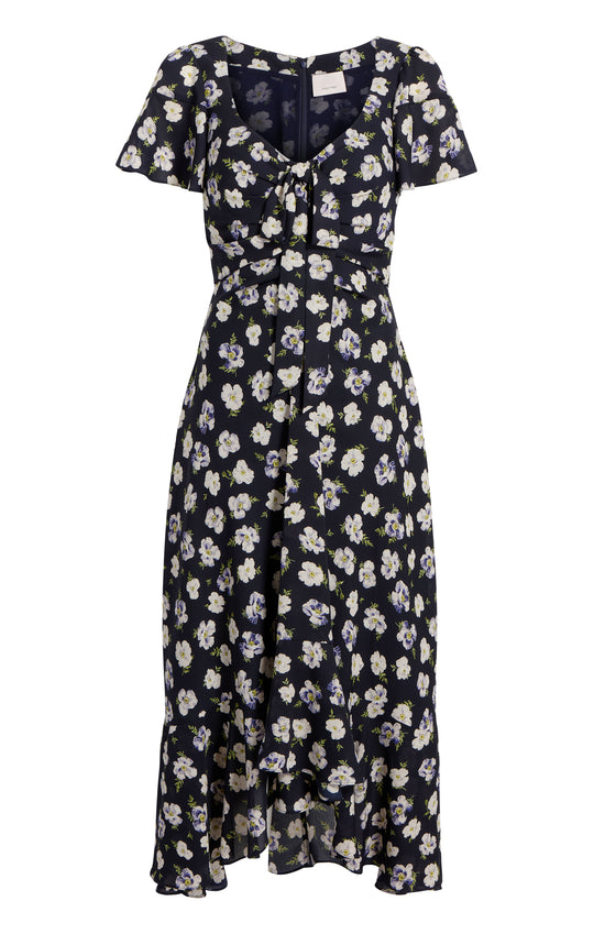 Mini Tossed Poppies Isha Dress