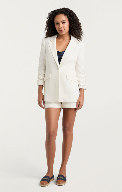 Linen Suiting Kylie Blazer