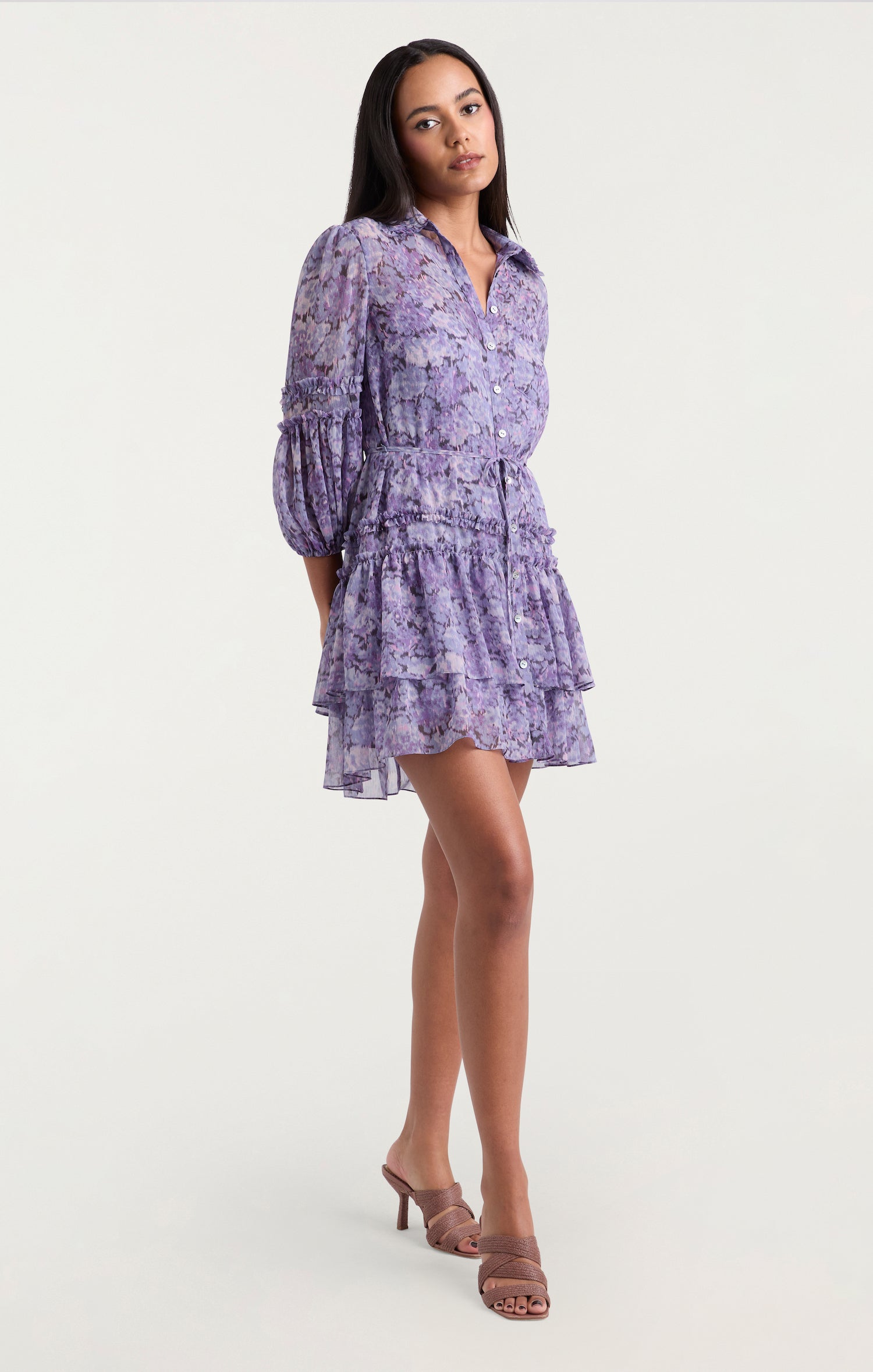 Painted Hydrangea Marsea Dress