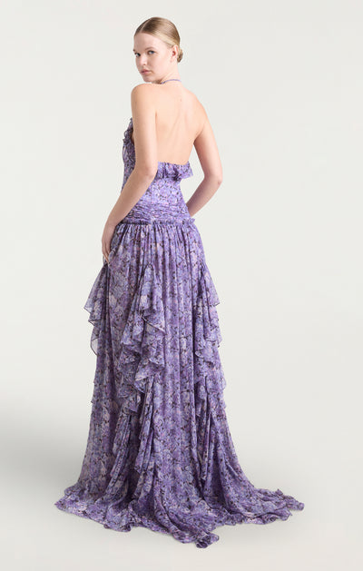 Painted Hydrangea Agatha Gown