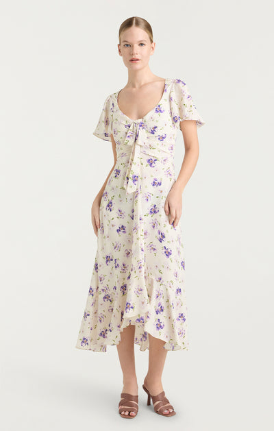 Tossed Poppies Isha Dress