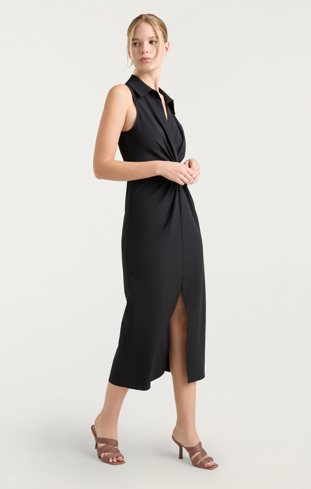 linen midi dress short sleeve JADE Women's Short Sleeve Linen Midi Dress with Double Layer Hem –  LirenneWear