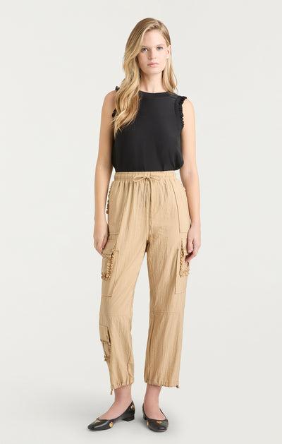 Ruffle Nitsan Parachute Pant