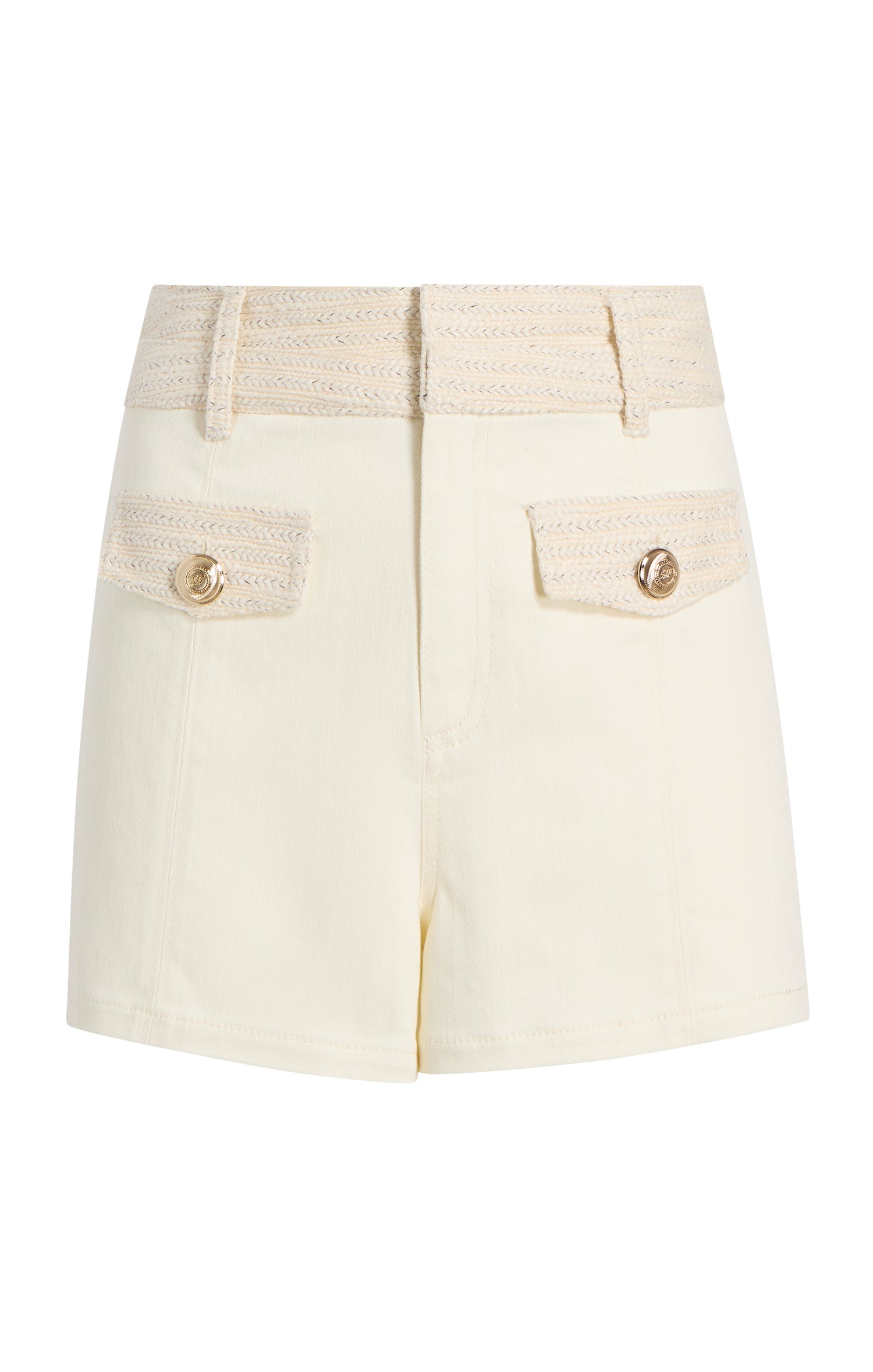 Braided Tweed Gaelle Jean Shorts