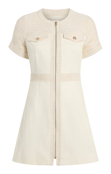 ワンピース PLAIN FW25 TWEED MULTICOLOR DRESS (465114366 980) 12007841_2499251.jpg
