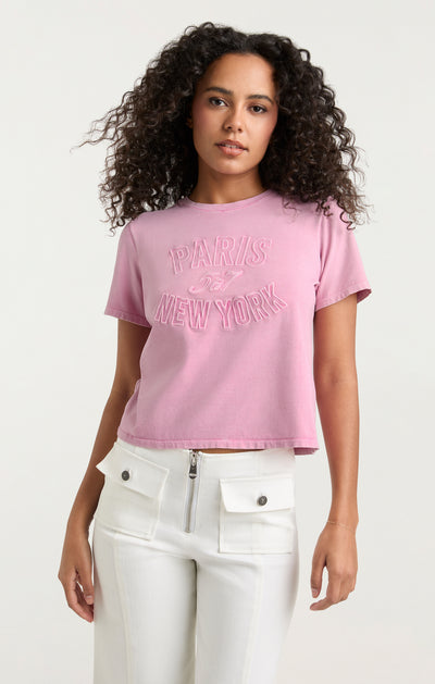 Garment Dye Logo Shrunken Tee