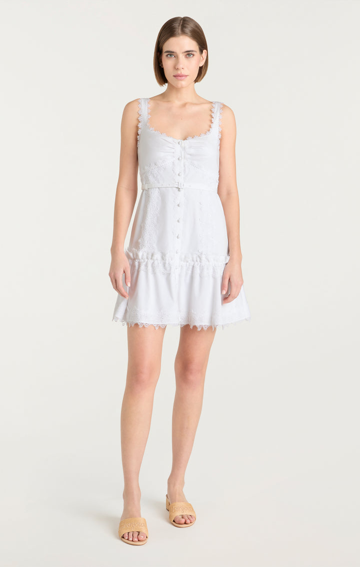 cinq a sept white mini dress Aziza Dress – Cinq à Sept