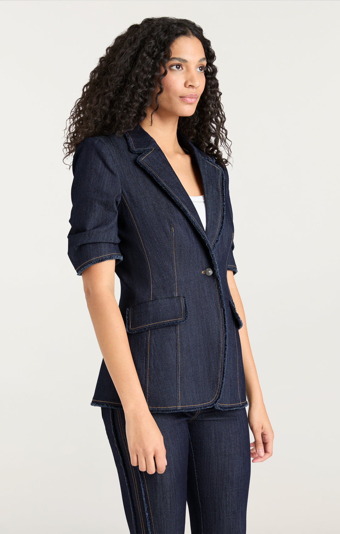 Short Sleeve Sallie Blazer – Cinq à Sept