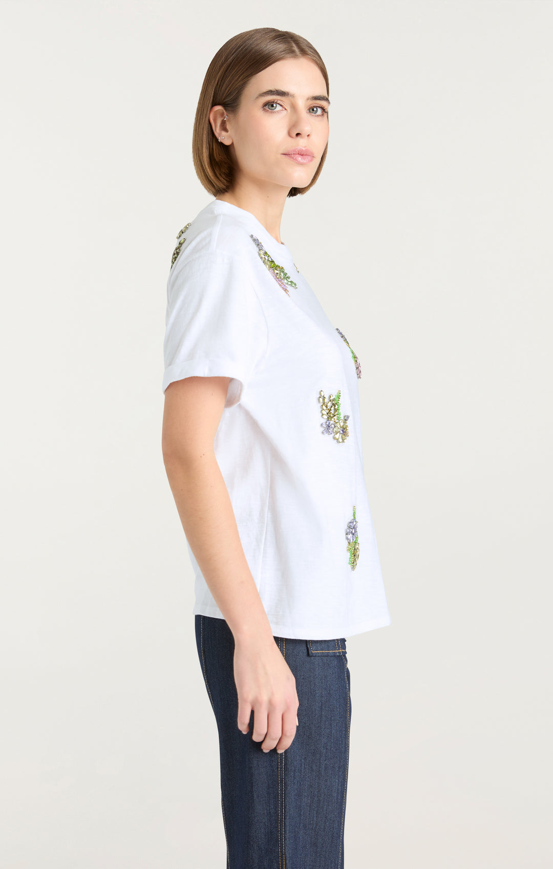 Crystal Ivy Shrunken Tee – Cinq à Sept
