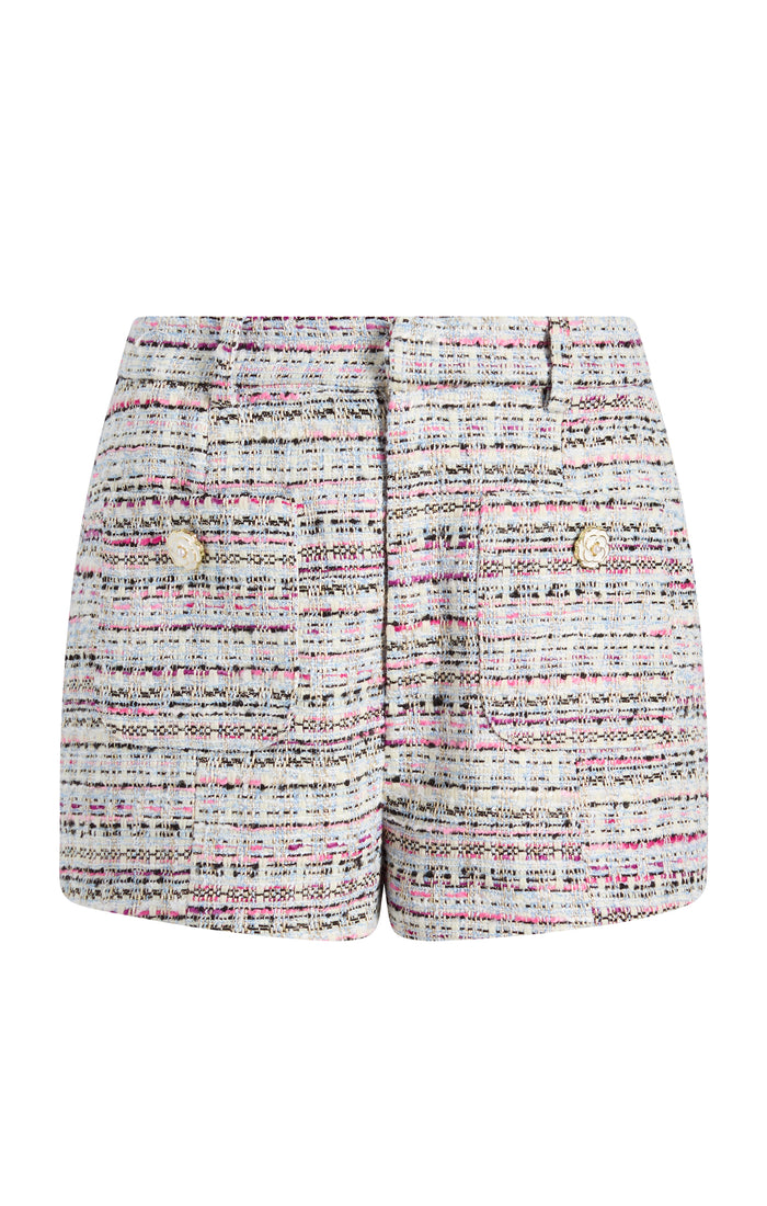 cinq à sept Auden Short Vibrant Plum Multi