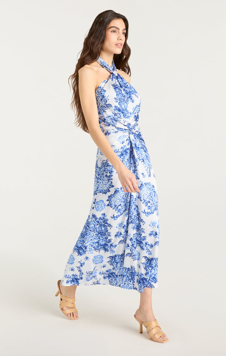 ワンピース Spring Bouquet Satin Dress Spring Bouquet Satin Dress