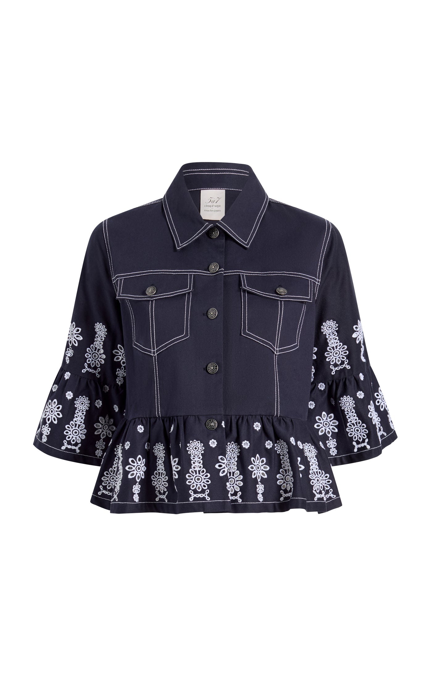 Mazie Eyelet Mandie Jacket
