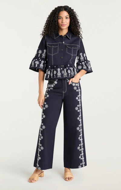 Mazie Eyelet Betsy Pant