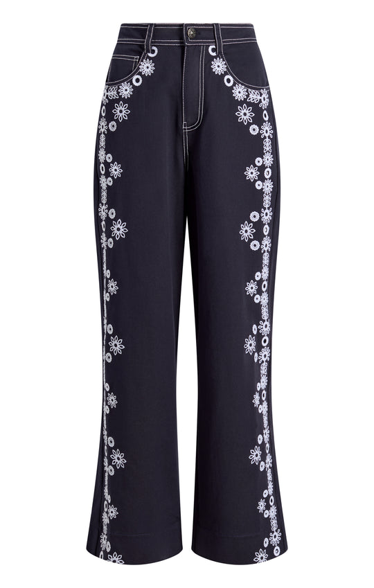 Mazie Eyelet Betsy Pant