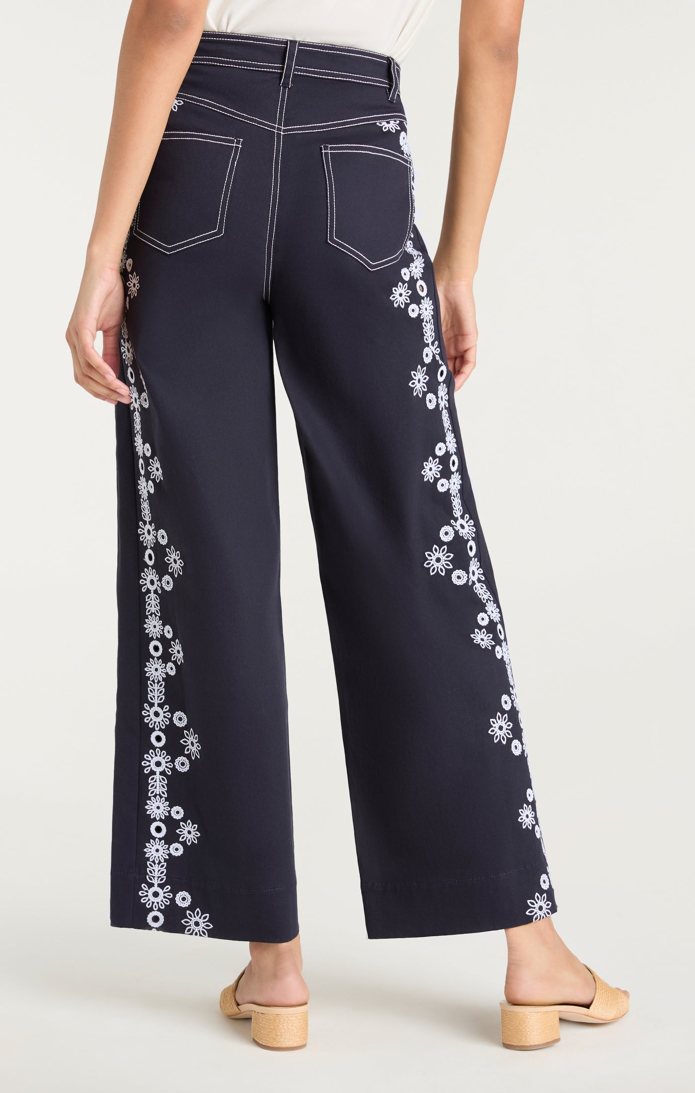 Mazie Eyelet Betsy Pant