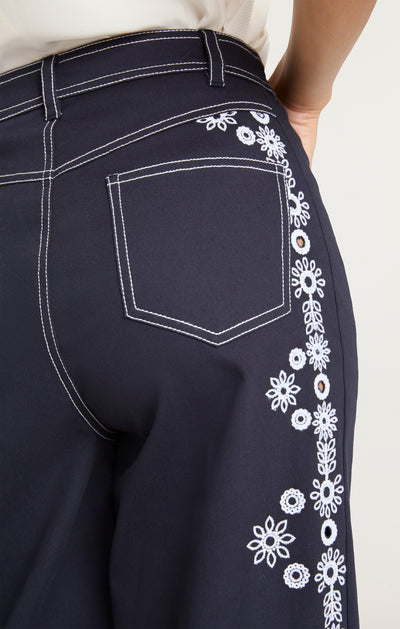 Mazie Eyelet Betsy Pant
