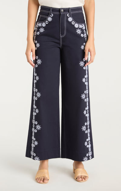 Mazie Eyelet Betsy Pant