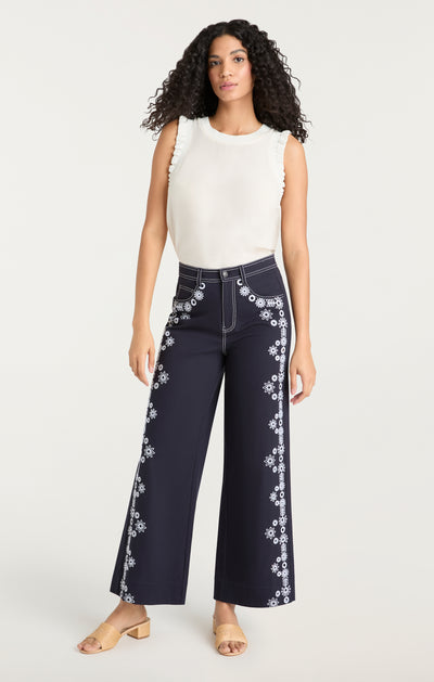 Mazie Eyelet Betsy Pant