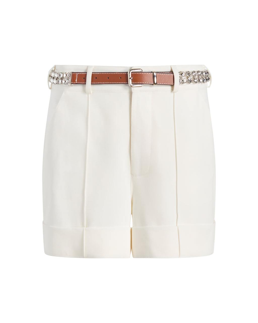 Rhinestone Belt Ester Short