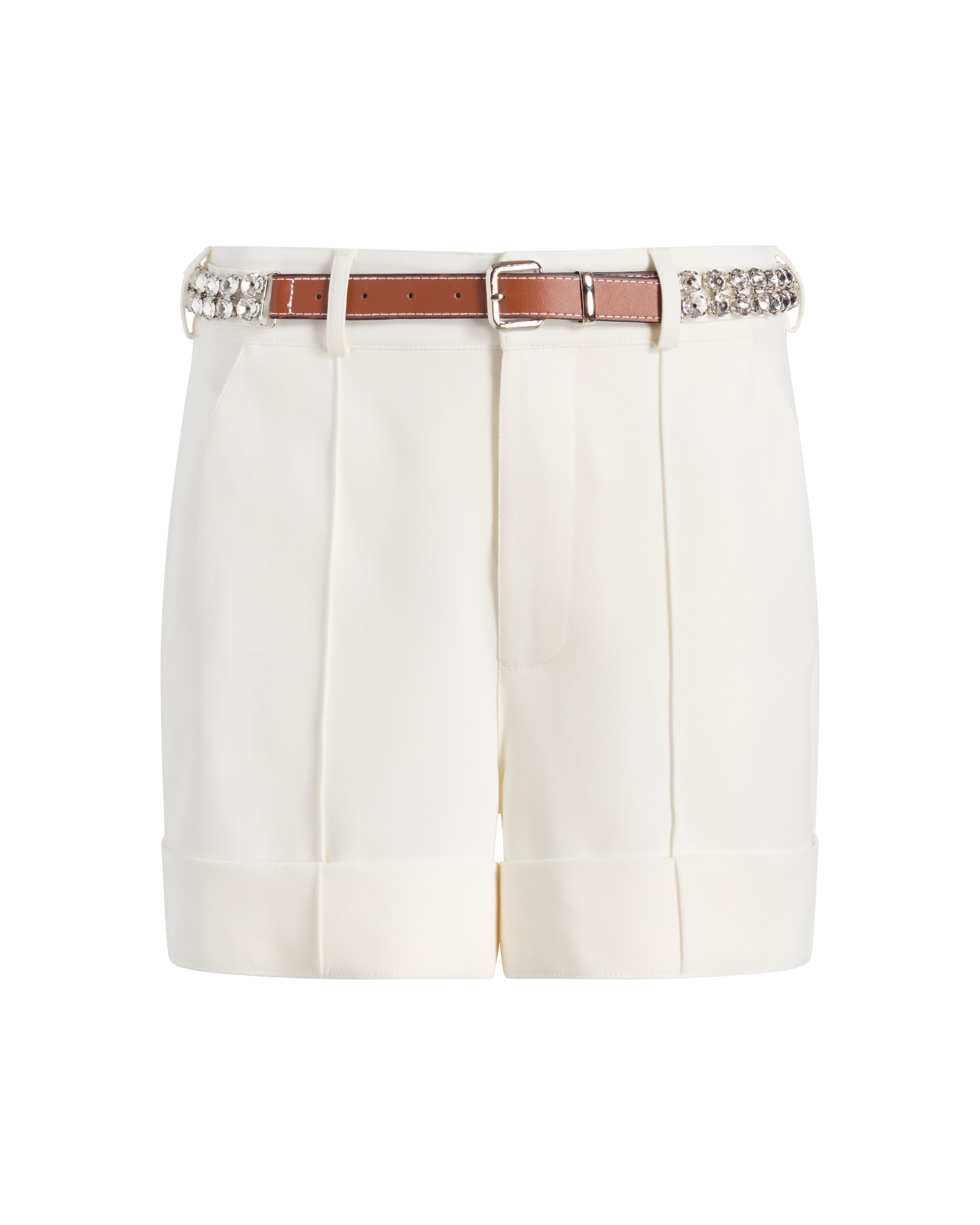 Rhinestone Belt Ester Short