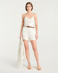 Rhinestone Belt Ester Short