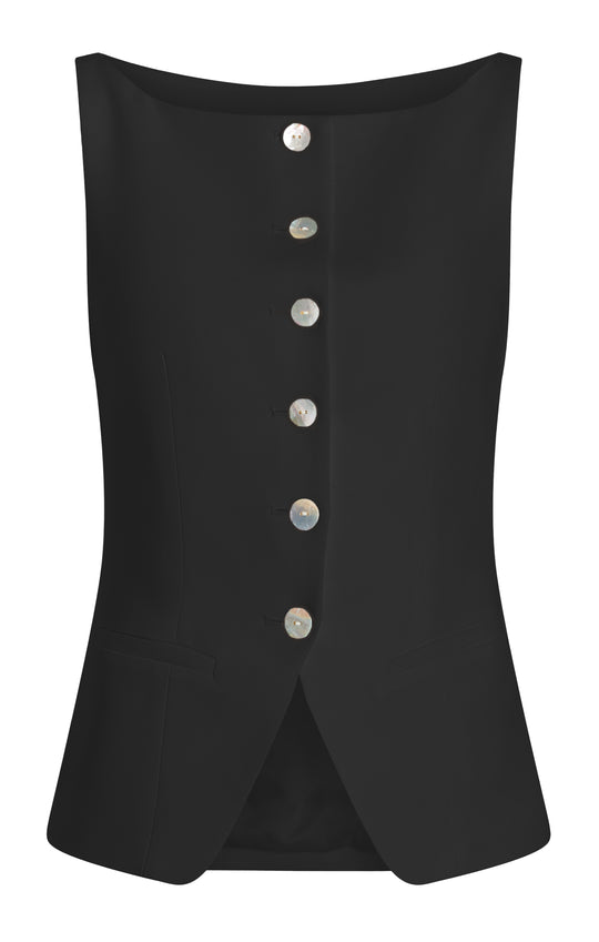 トップス BIBIY. CECILE PLEATS VEST Bibiy. CECILE PLEATS VEST