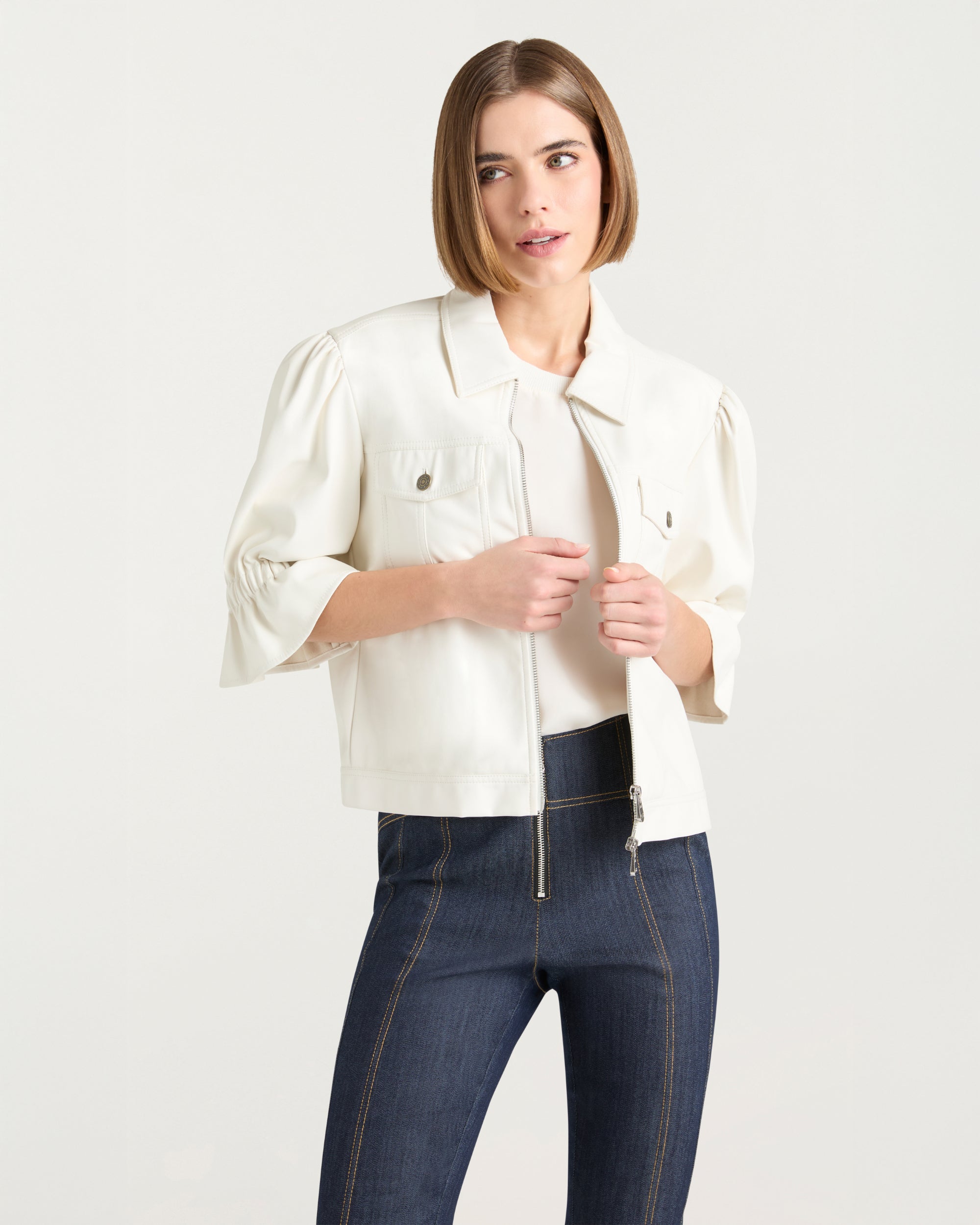 Lite Vegan Leather Holly Jacket