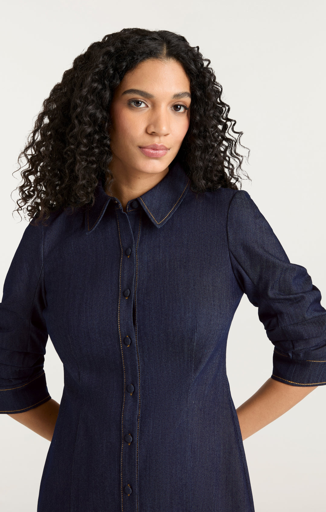 Indigo Denim Lucilla Dress – Cinq à Sept