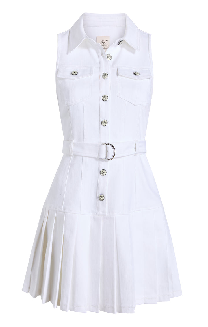 ワンピース THE GARMENT Women Mid Skirts 21114 000 WHITE 2 Piece Dress for Women, Fashion One Shoulder Sleeveless