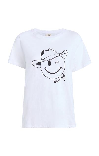 Bonjour Y'all Smiley Tee