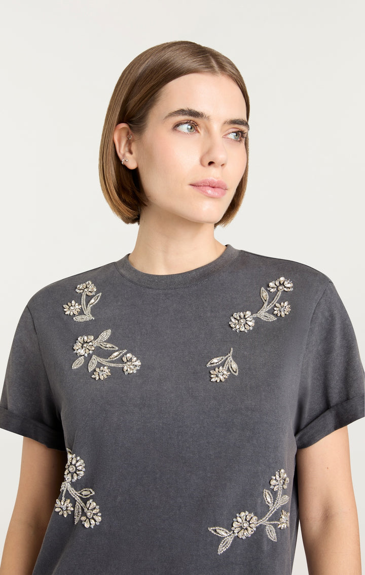 Diamond Vines Washed Bree Tee – Cinq à Sept