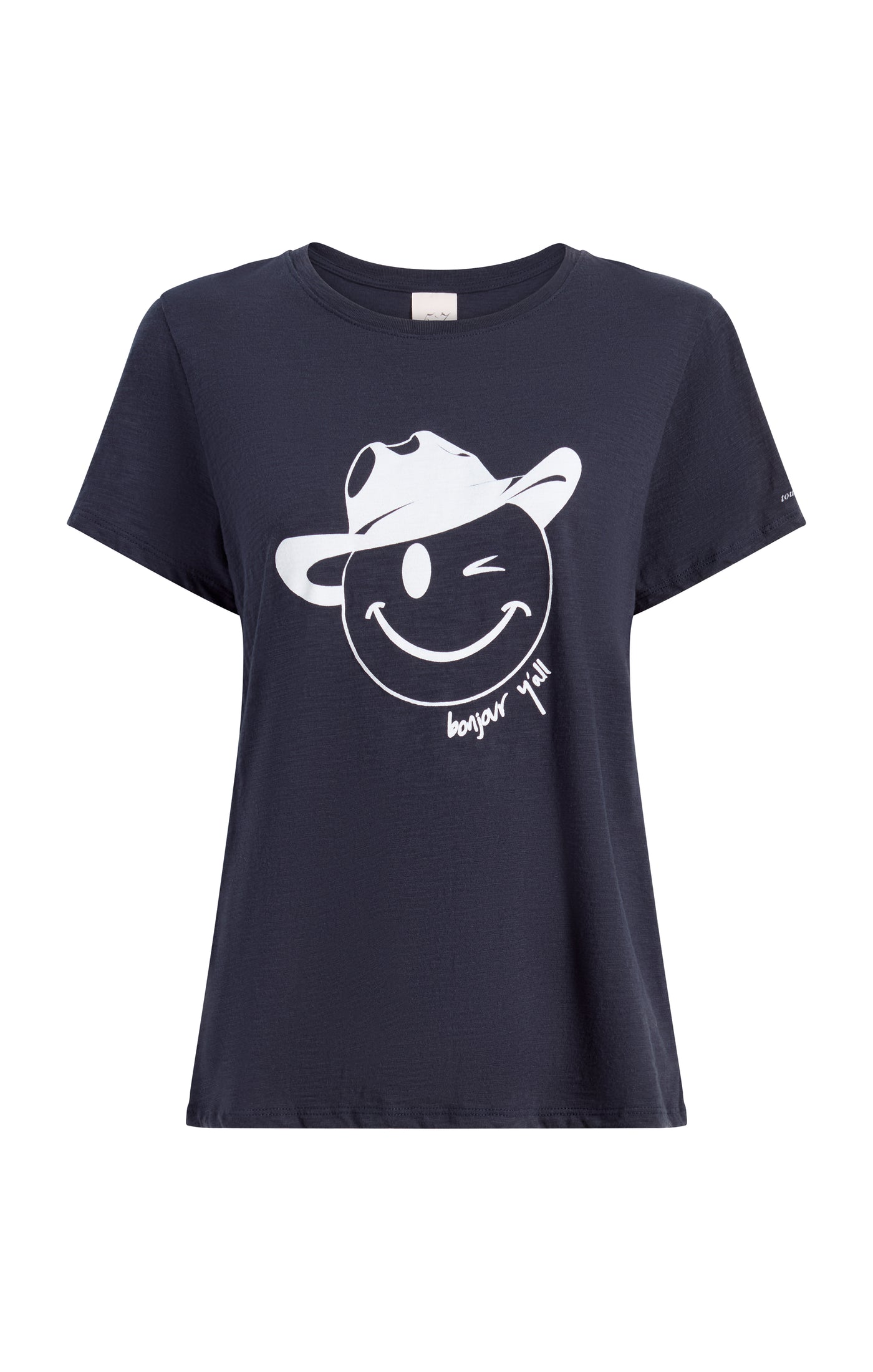 Bonjour Y'all Smiley Tee