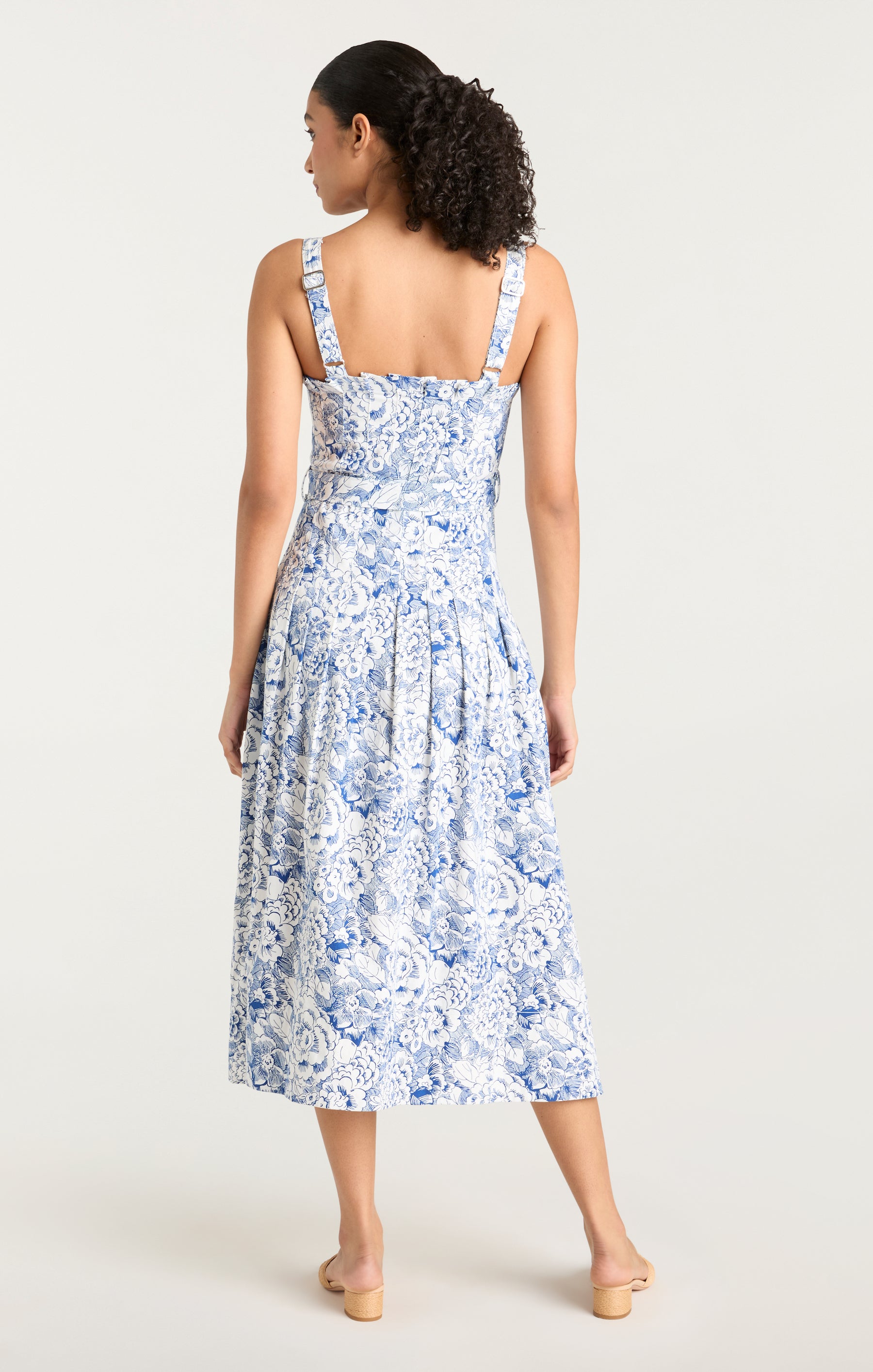 Sketchbook Floral Branwen Jean Dress