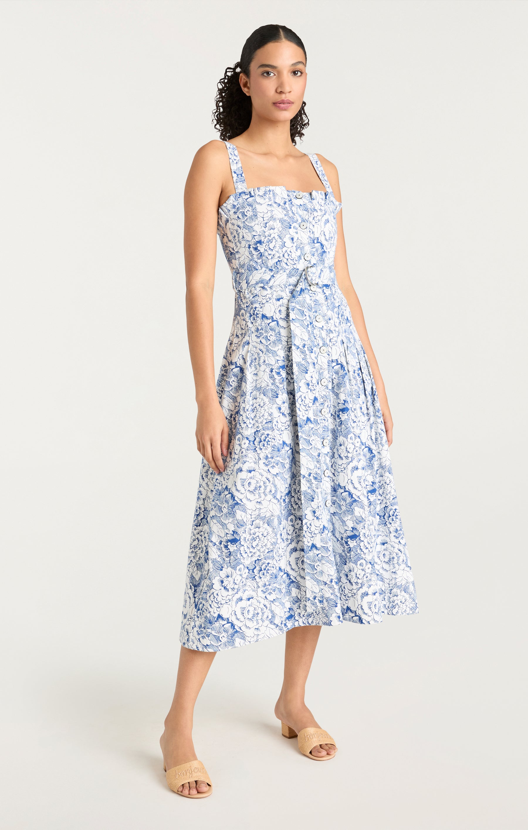 Sketchbook Floral Branwen Jean Dress