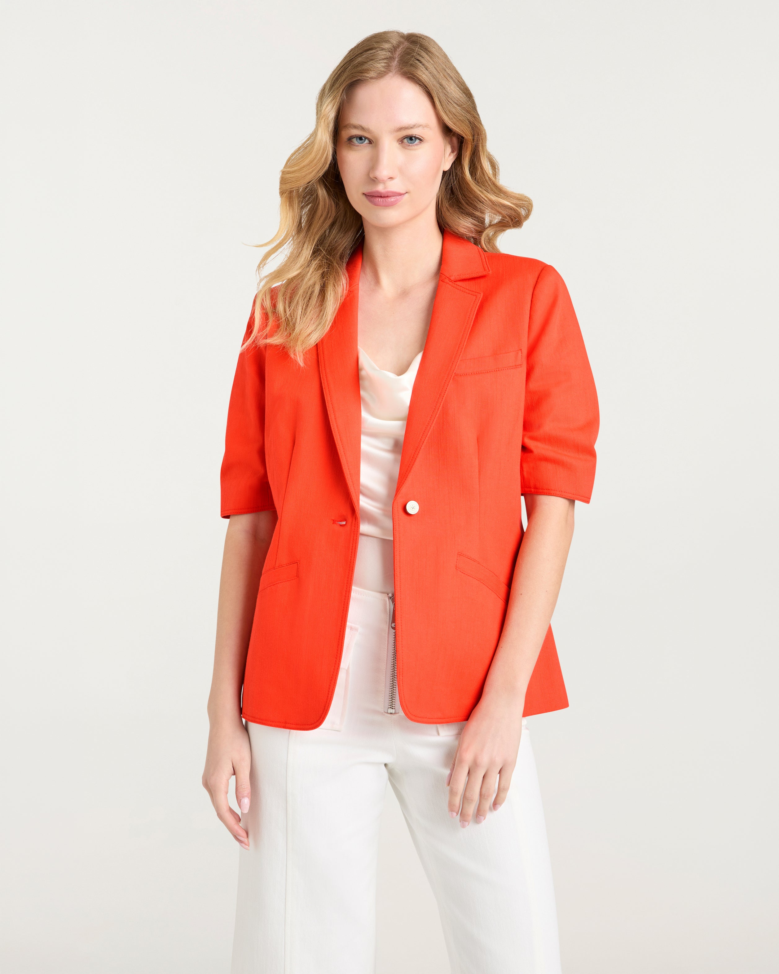 Short Sleeve Khloe Jean Blazer – Cinq à Sept